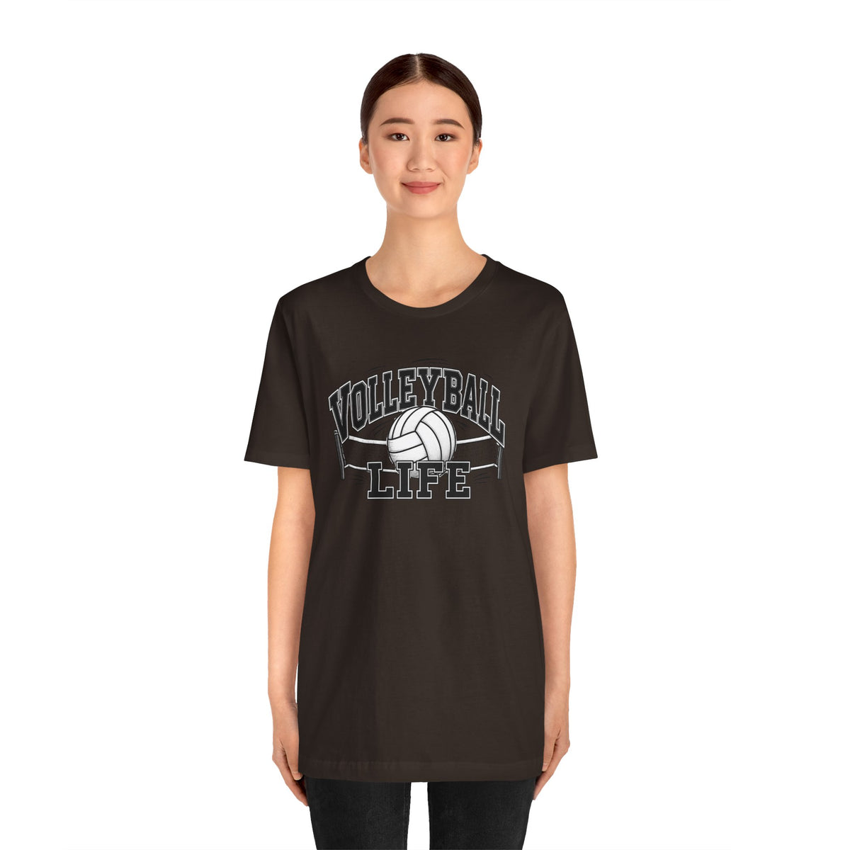 Volleyball Life Tee — Graphic Volleyball Net Shirt