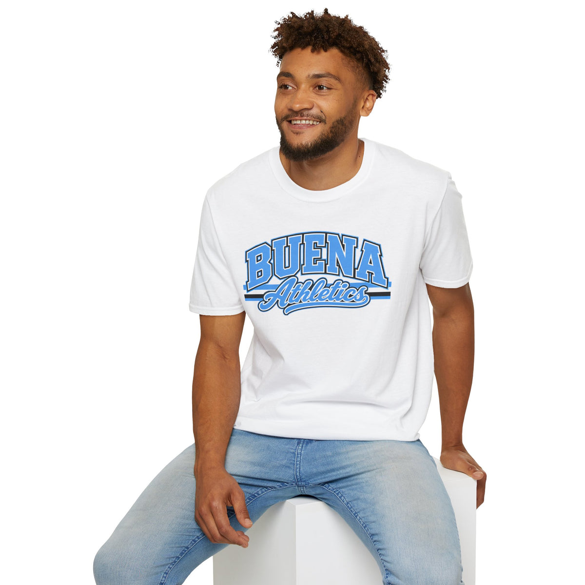 Buena Athletics T‑Shirt — Retro Collegiate Tee