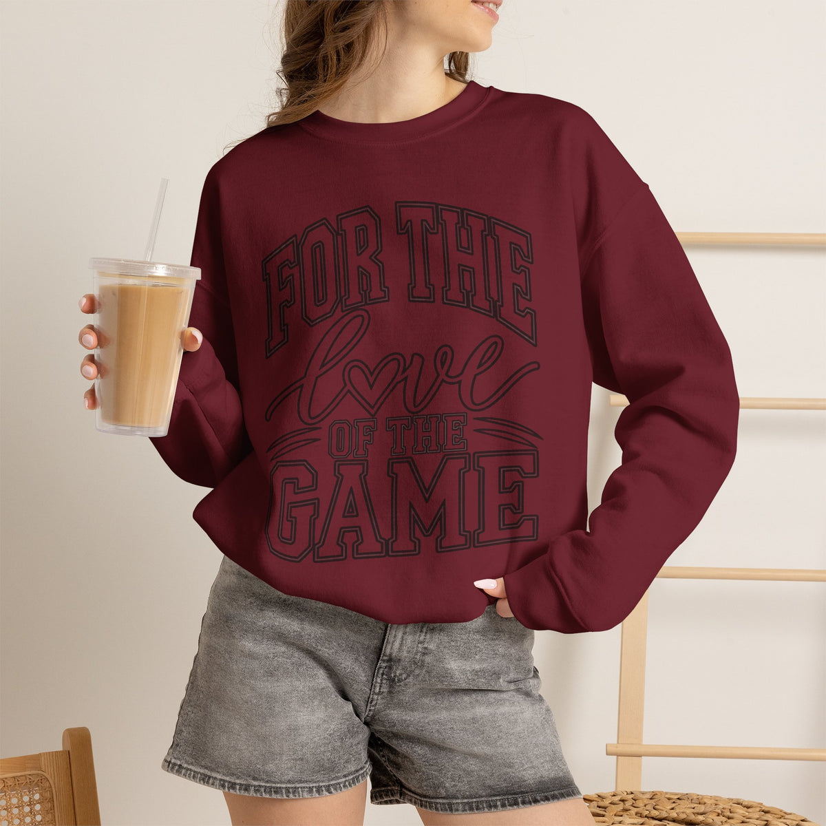 For The Love Of The Game Crewneck Sweatshirt
