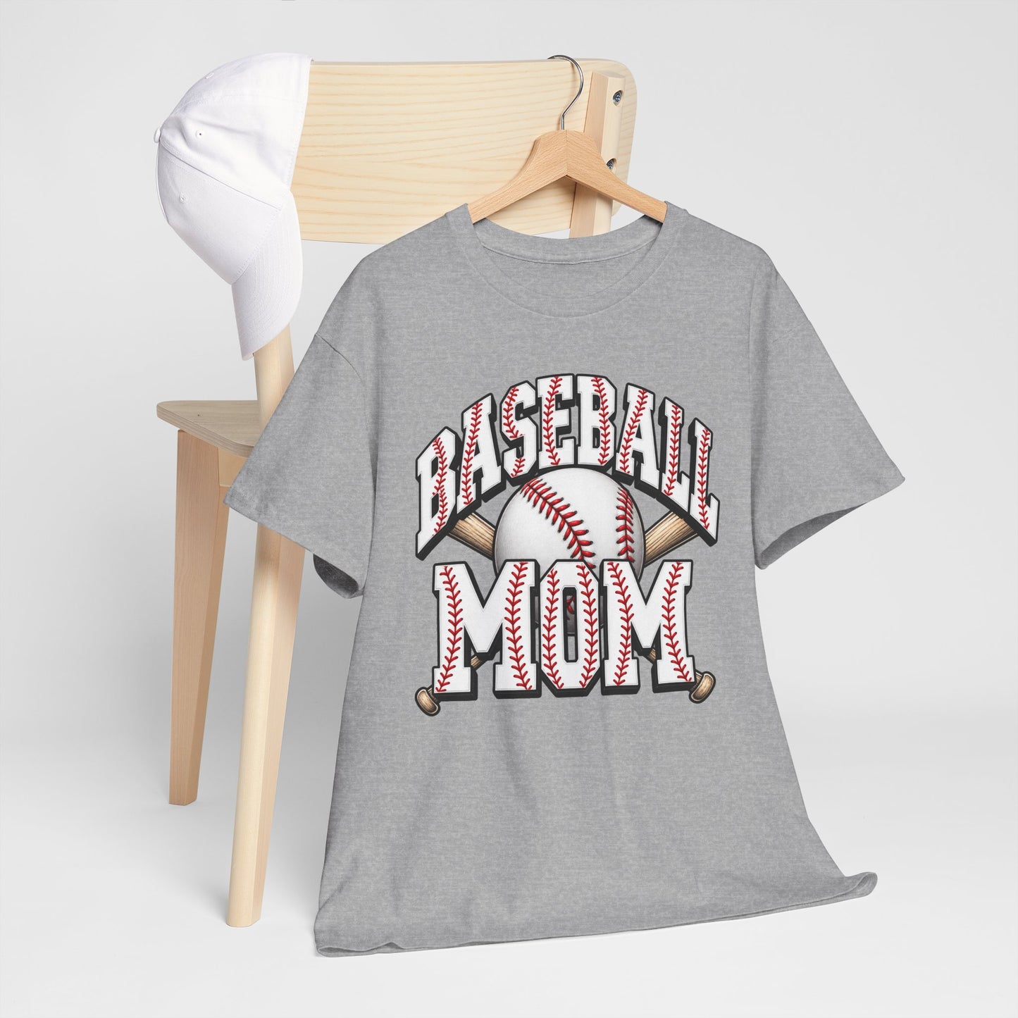 Baseball Mom T-Shirt – Retro Baseball Graphic Tee for Proud Moms