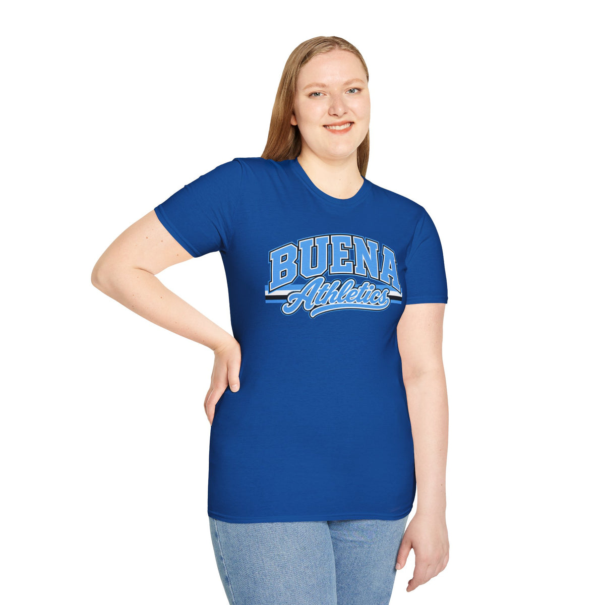 Buena Athletics T‑Shirt — Retro Collegiate Tee