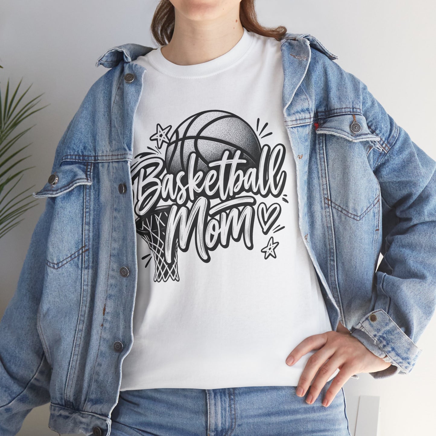 Basketball Mom T-Shirt — Graphic Sports Mom Tee