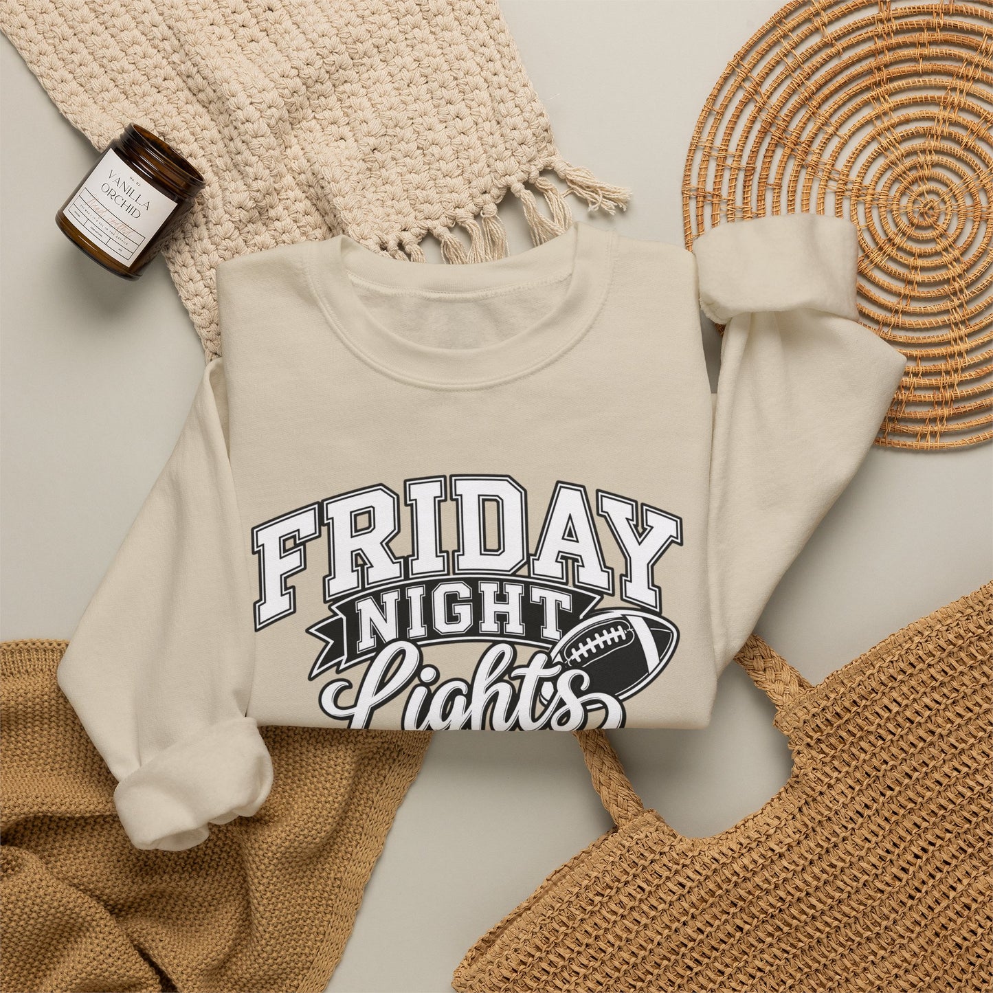 Friday Night Lights Football Crewneck Sweatshirt