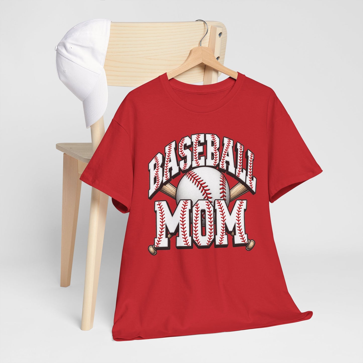 Baseball Mom T-Shirt – Retro Baseball Graphic Tee for Proud Moms