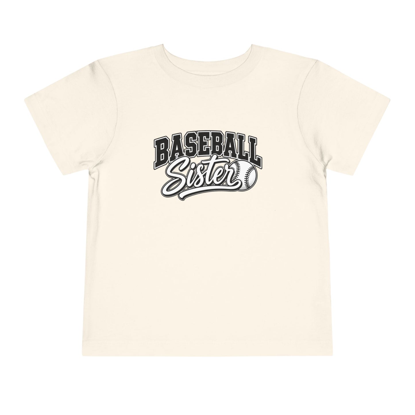 Baseball Sister Toddler Tee