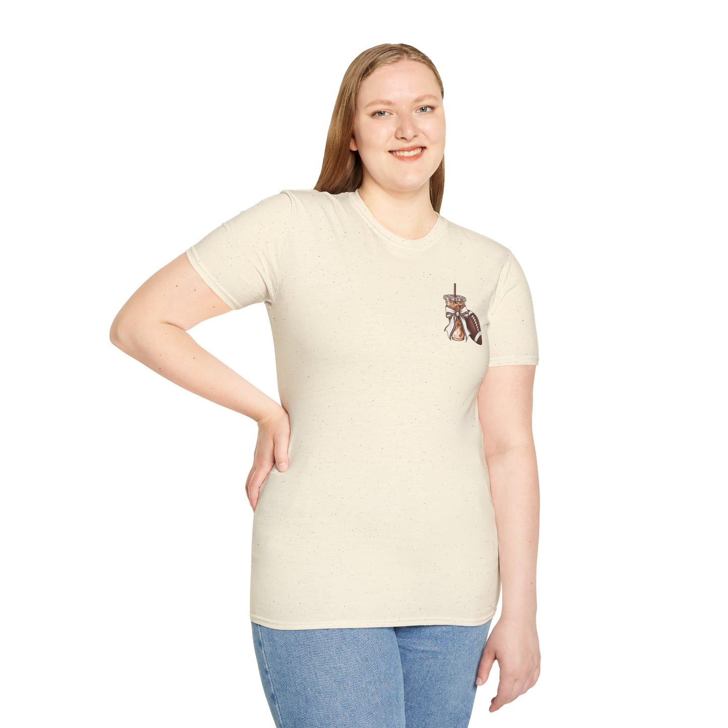 Football Mom Iced Coffee T-Shirt