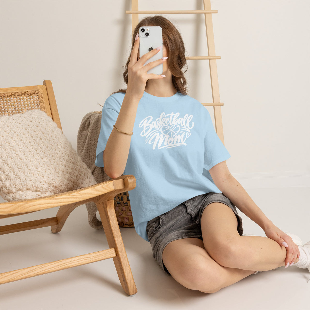 Basketball Mom T-Shirt — Script Logo Tee for Proud Coaches & Fans