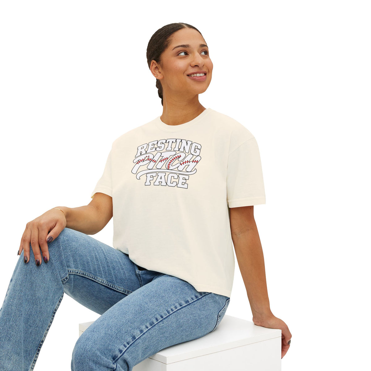 Resting Pitch Face Boxy Tee