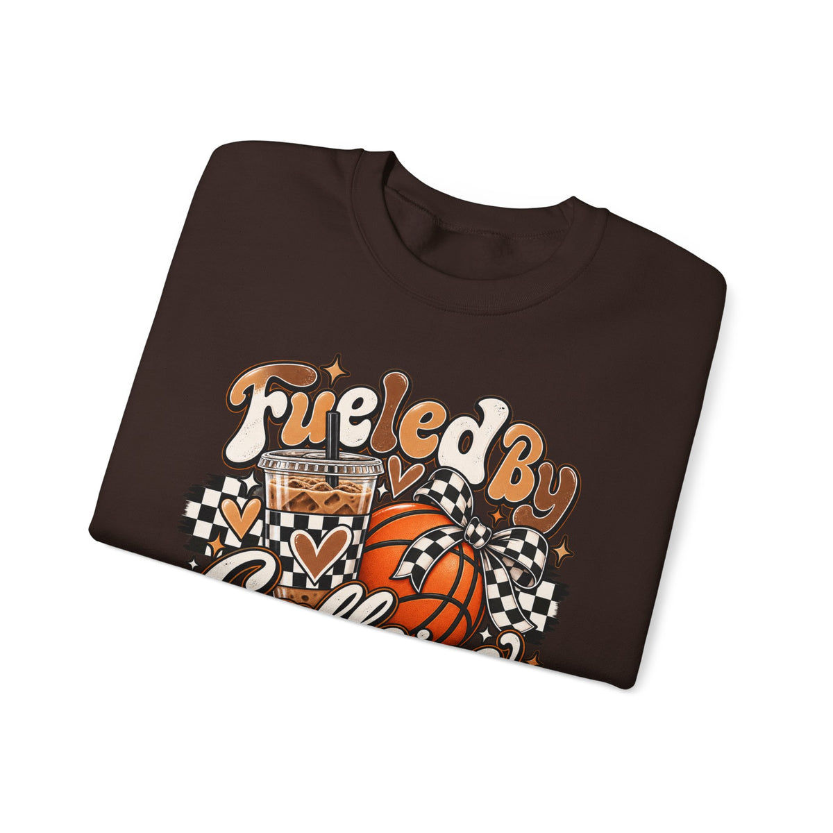Heavy Blend™ Basketball Crewneck Sweatshirt