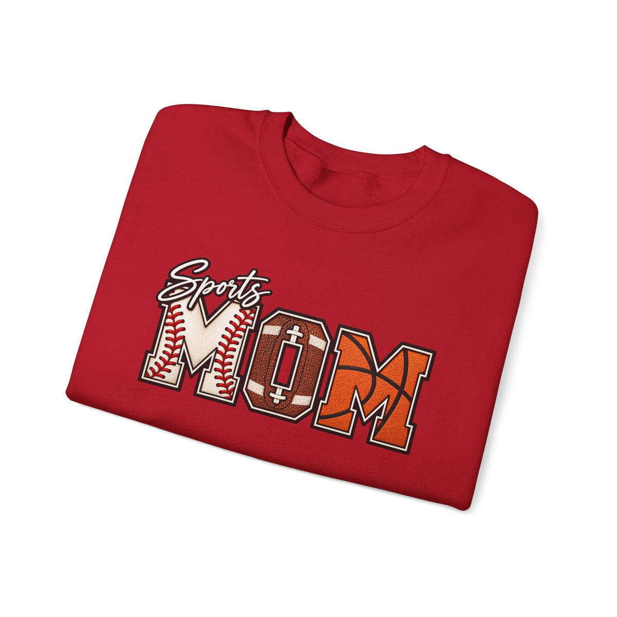 Sports Mom Crewneck Sweatshirt – Athletic Mom Graphic Pullover