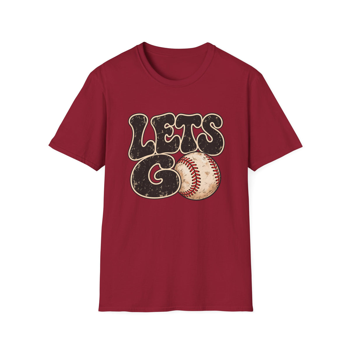 Lets Go Baseball Graphic T‑Shirt
