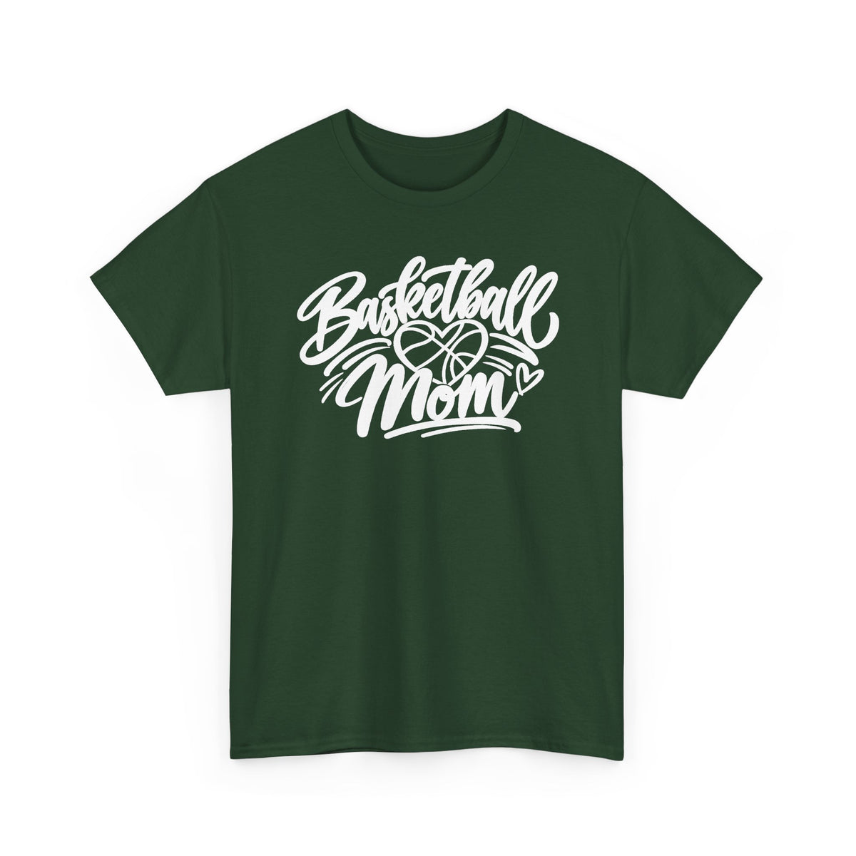 Basketball Mom T-Shirt — Script Logo Tee for Proud Coaches & Fans