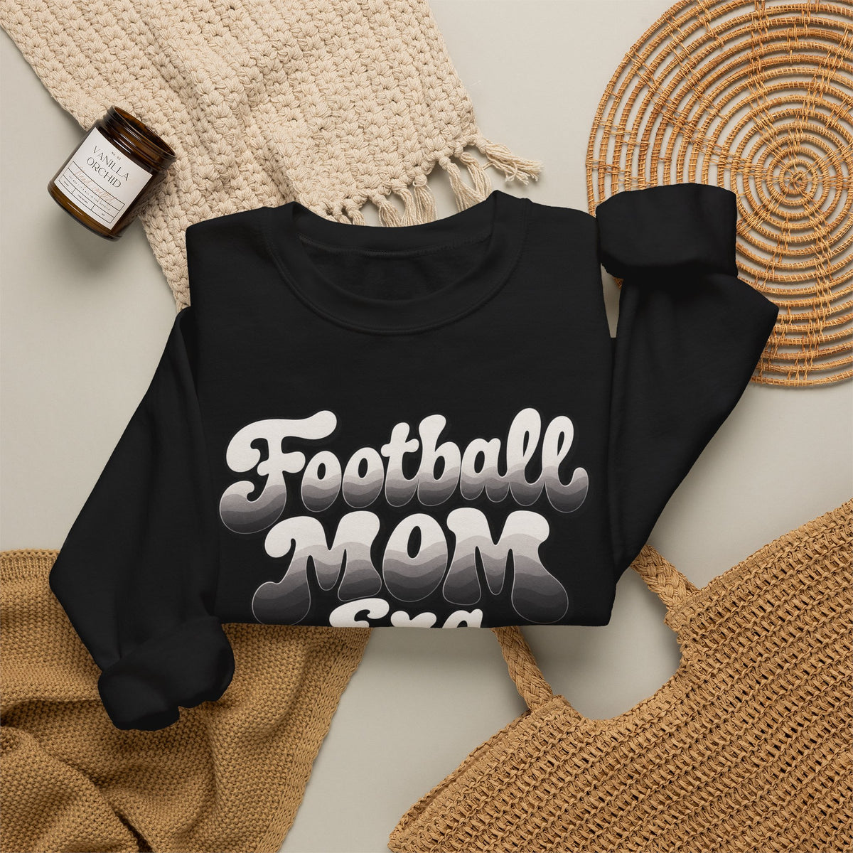 Football Mom Era Crewneck Sweatshirt