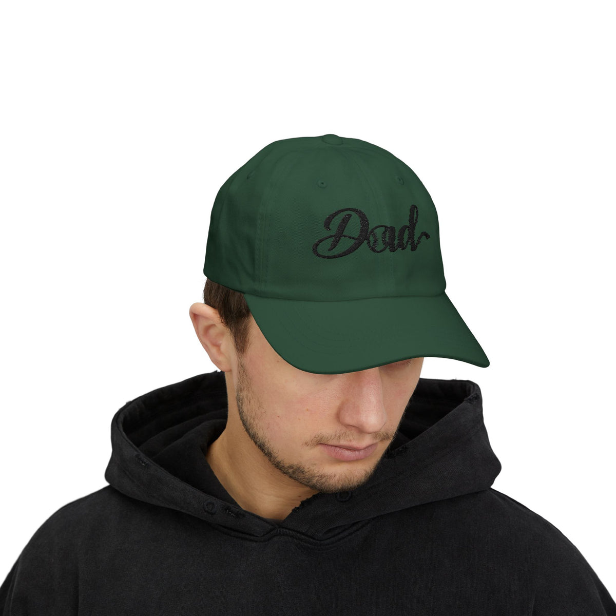 Dad Script Cap – Embroidered Classic Dad Baseball Hat