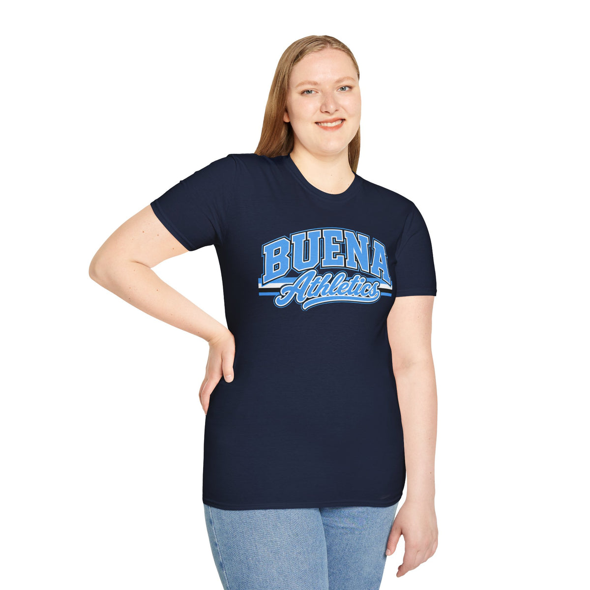 Buena Athletics T‑Shirt — Retro Collegiate Tee