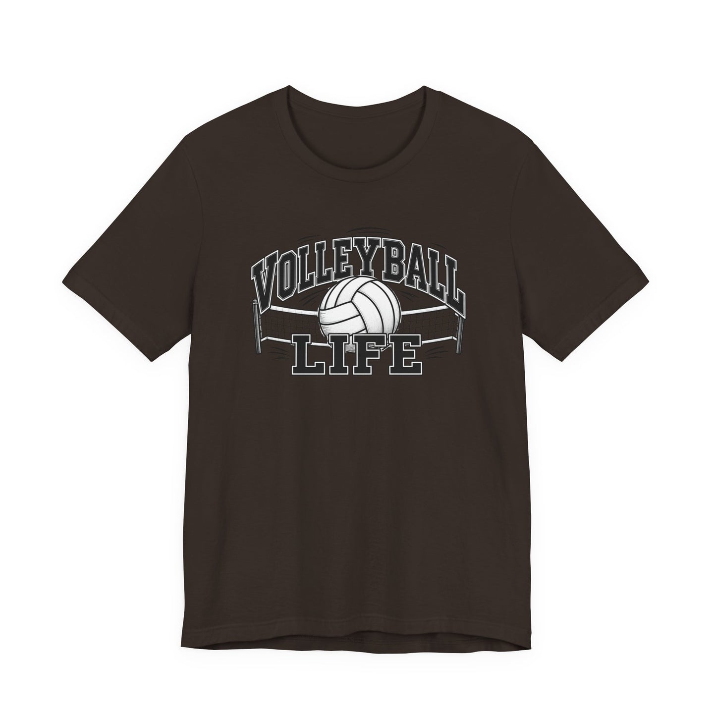 Volleyball Life Tee — Graphic Volleyball Net Shirt