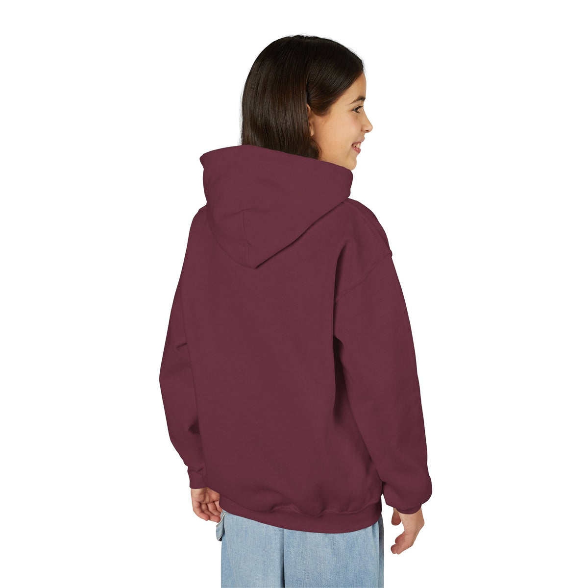 Youth Hoodie - "Diamonds Are A Girl's Best Friend" Softball Design (Pink Ribbon)