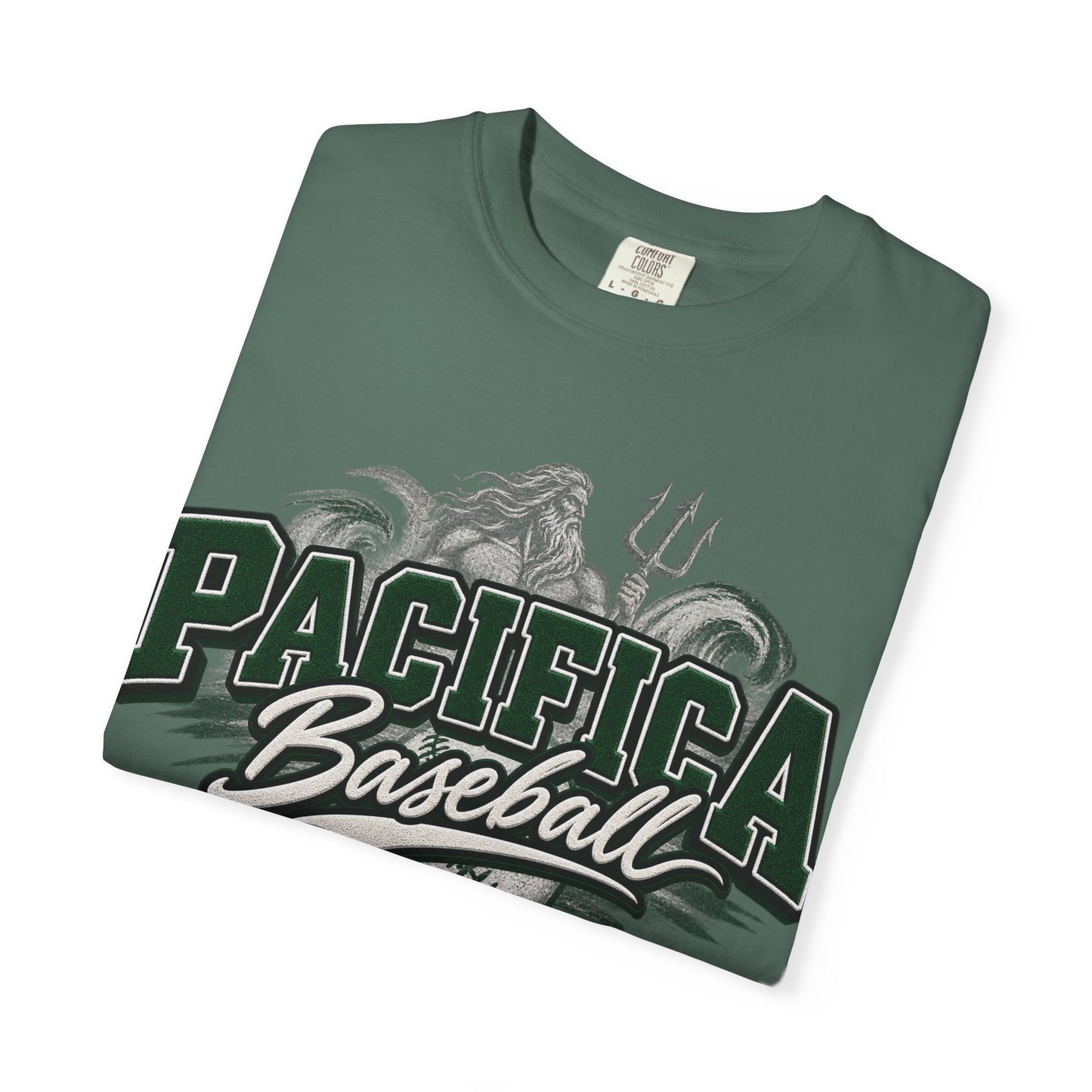 Pacifica Baseball T‑Shirt – Retro Trident Sports Tee