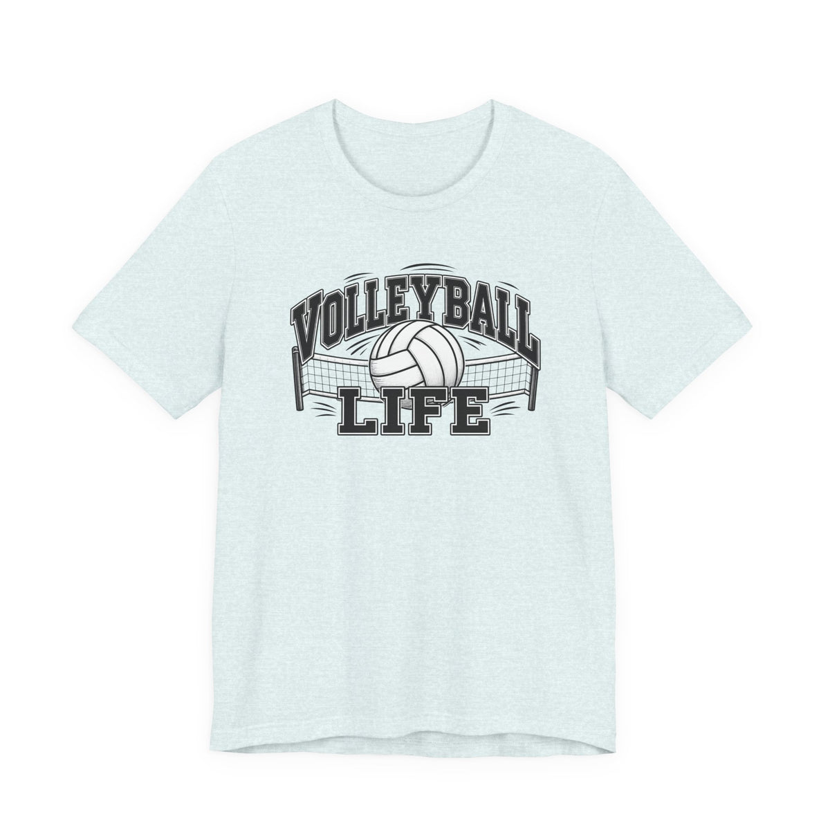 Volleyball Life Tee — Graphic Volleyball Net Shirt