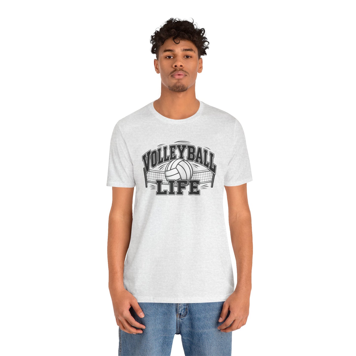 Volleyball Life Tee — Graphic Volleyball Net Shirt