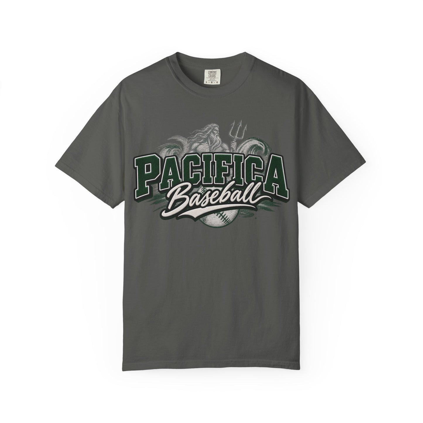 Pacifica Baseball T‑Shirt – Retro Trident Sports Tee