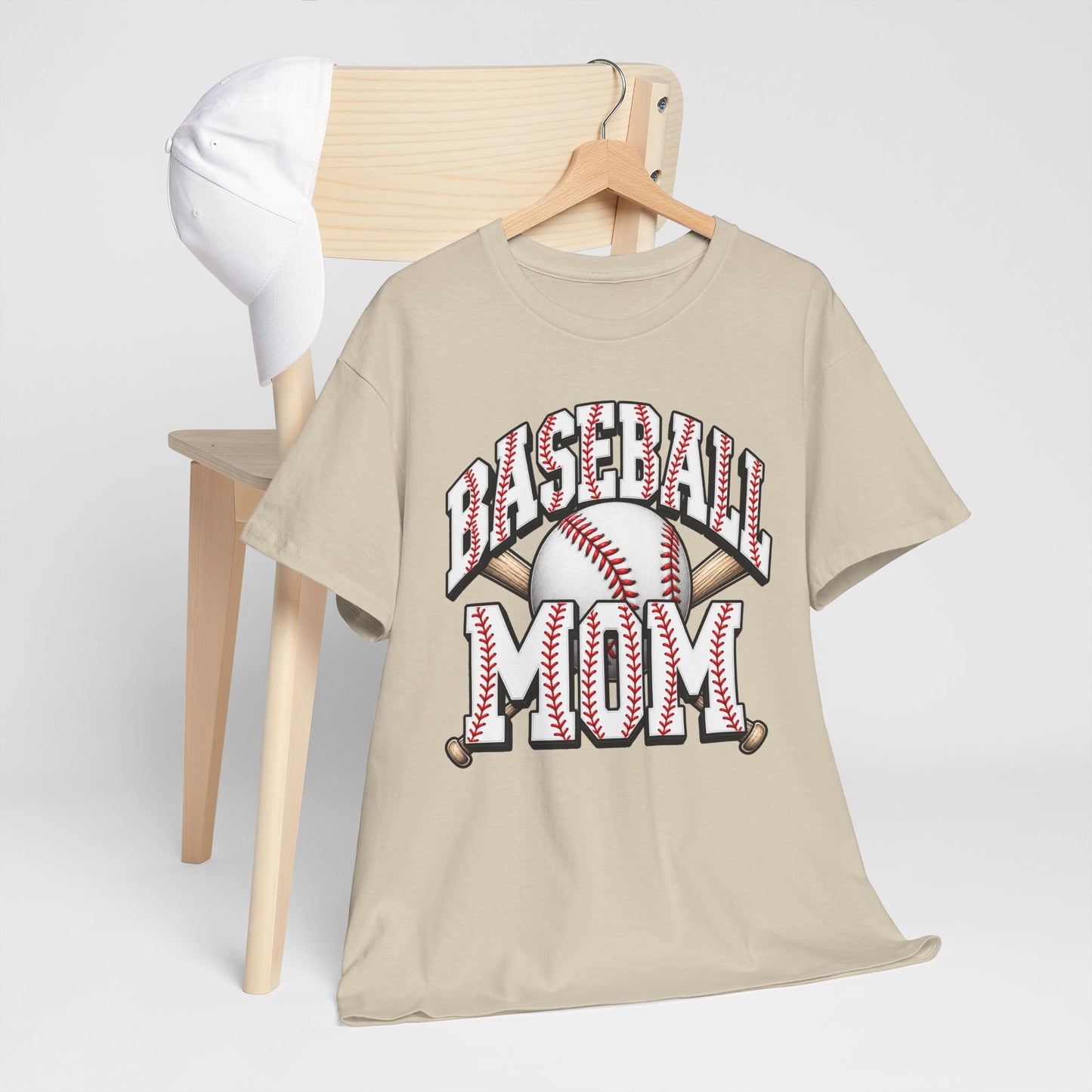 Baseball Mom T-Shirt – Retro Baseball Graphic Tee for Proud Moms
