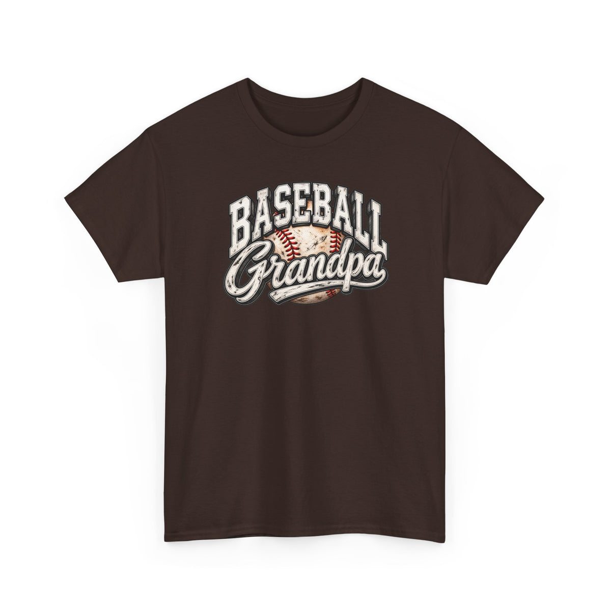 Baseball Grandpa T-Shirt — Vintage Baseball Graphic Tee for Grandfathers