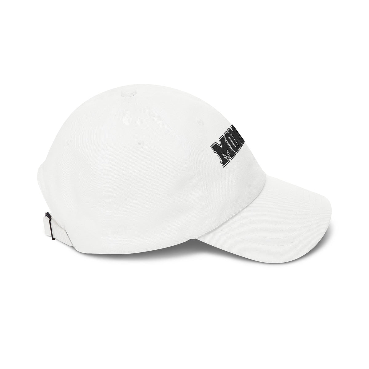Mommin' Dad Cap — Casual White Soccer Hat for Moms