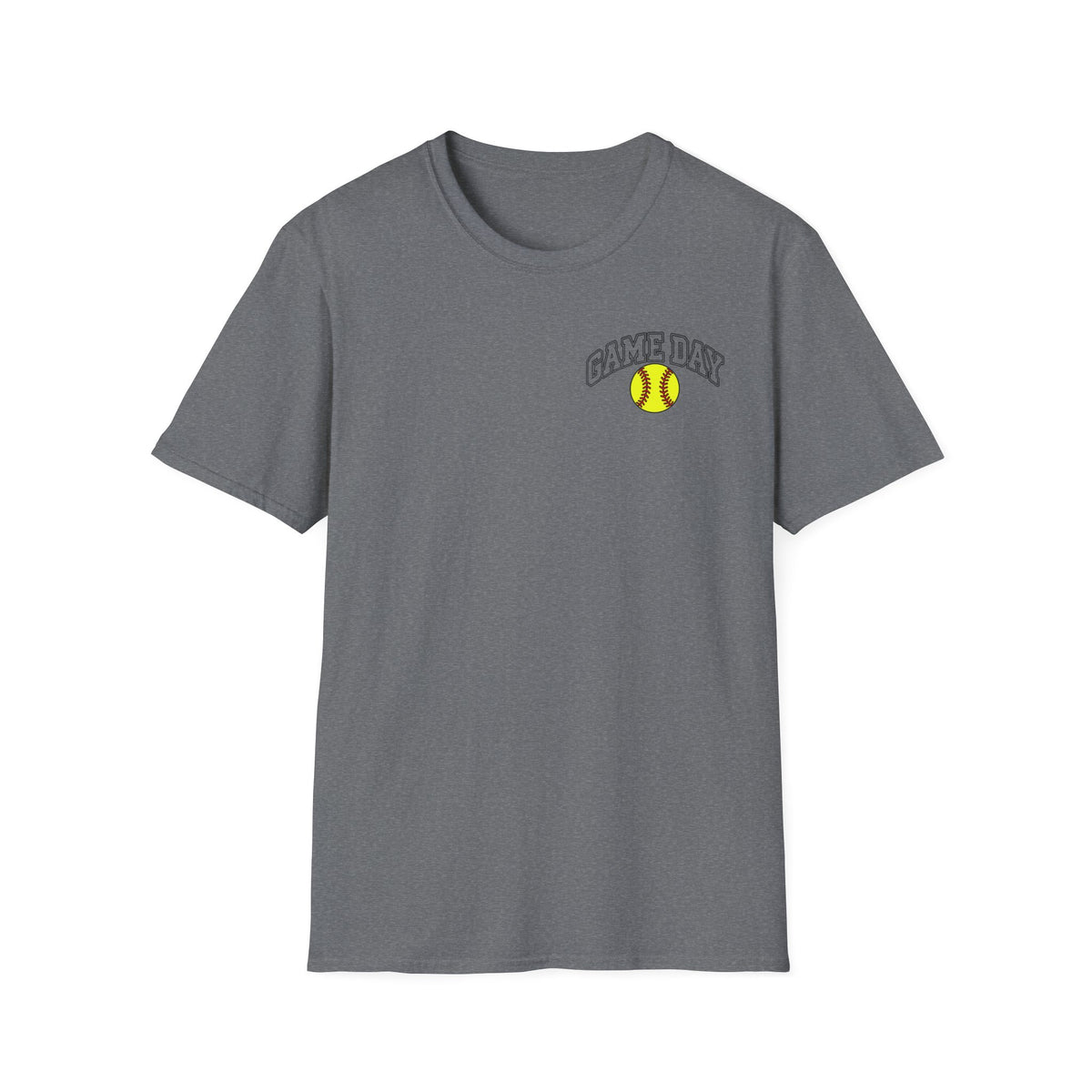 Game Day Softball T-Shirt — Womens/Mens Casual Sports Tee