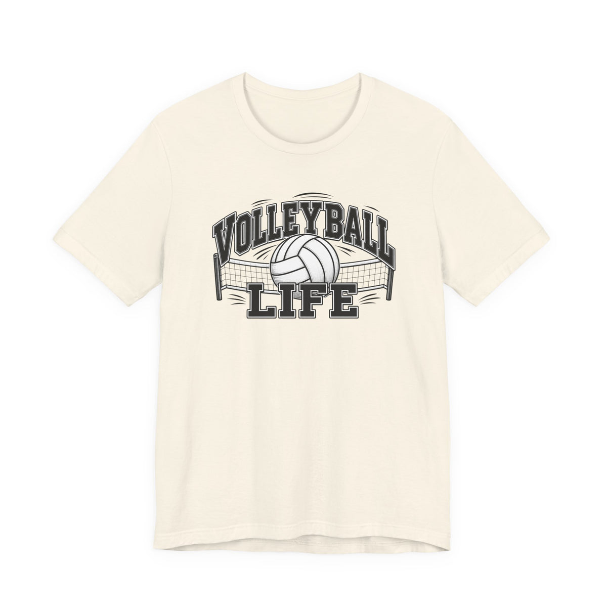 Volleyball Life Tee — Graphic Volleyball Net Shirt