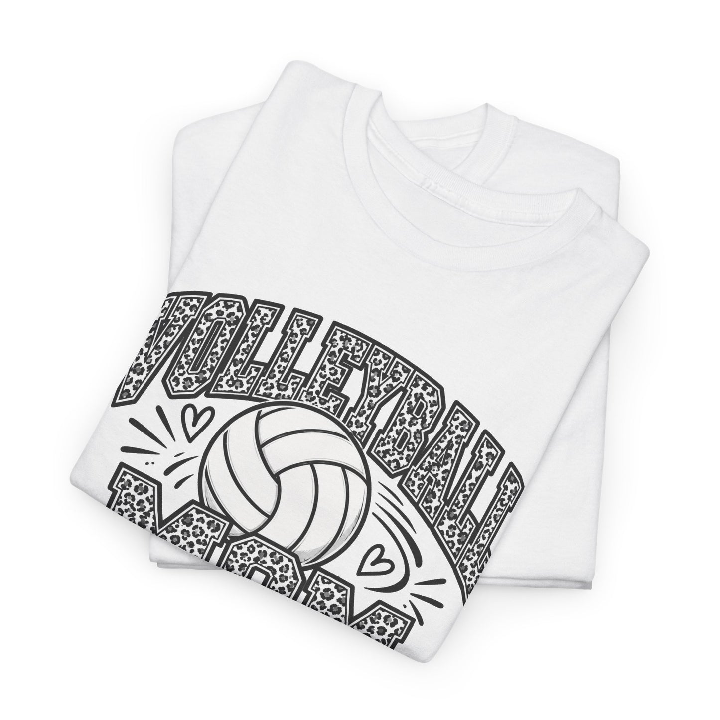 Volleyball Mom T-Shirt — Retro Volleyball Graphic Tee for Proud Moms