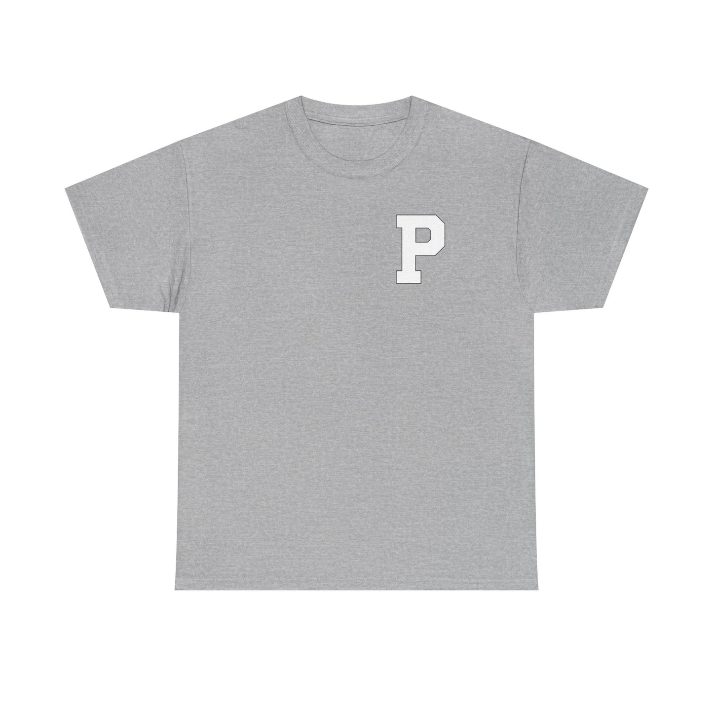 Varsity 'P' Pocket Tee — Retro Collegiate Letterman Shirt
