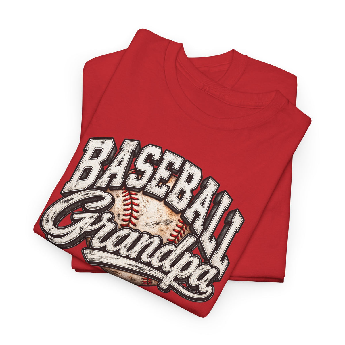 Baseball Grandpa T-Shirt — Vintage Baseball Graphic Tee for Grandfathers