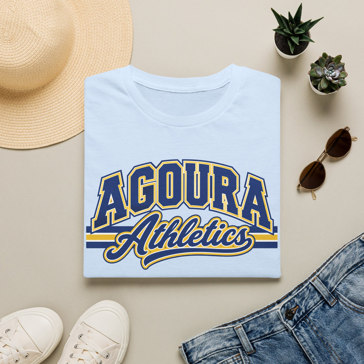 Agoura Athletics T-Shirt — Collegiate Varsity Logo Tee
