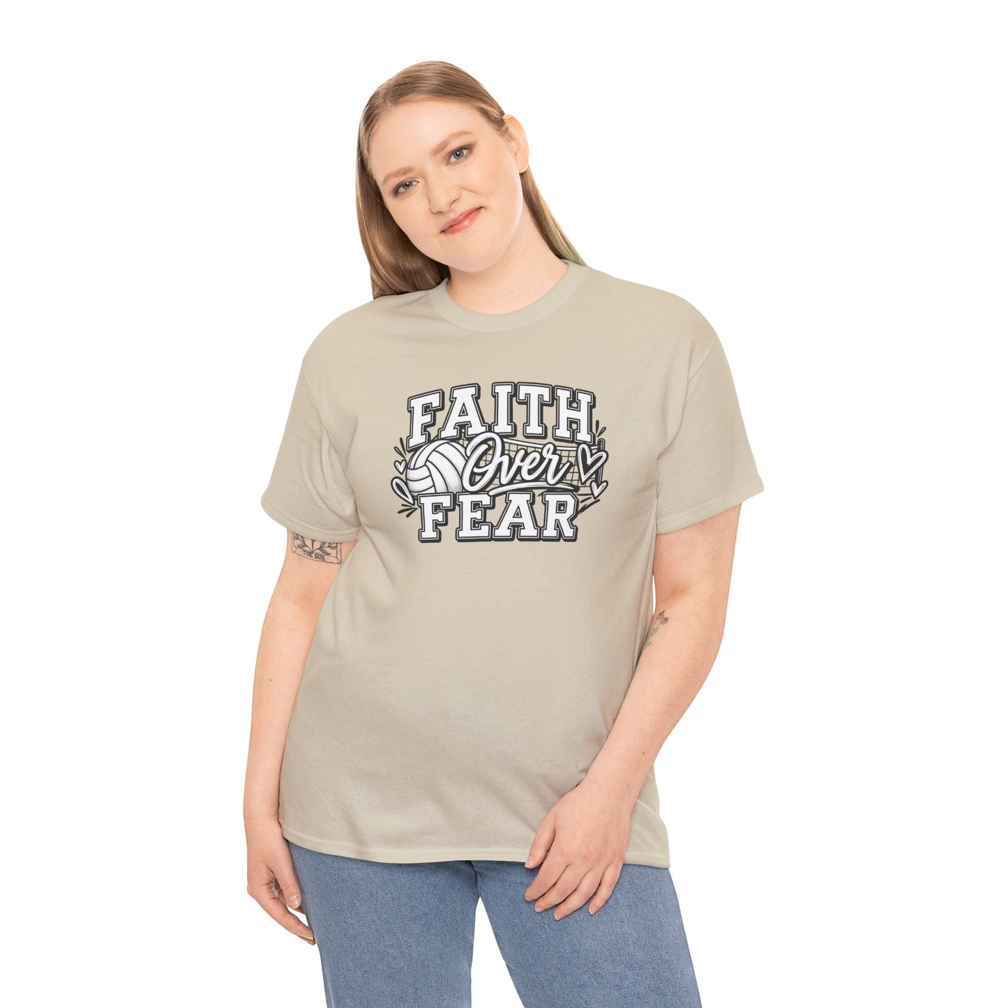 Faith Over Fear T‑Shirt - Inspirational Christian Tee