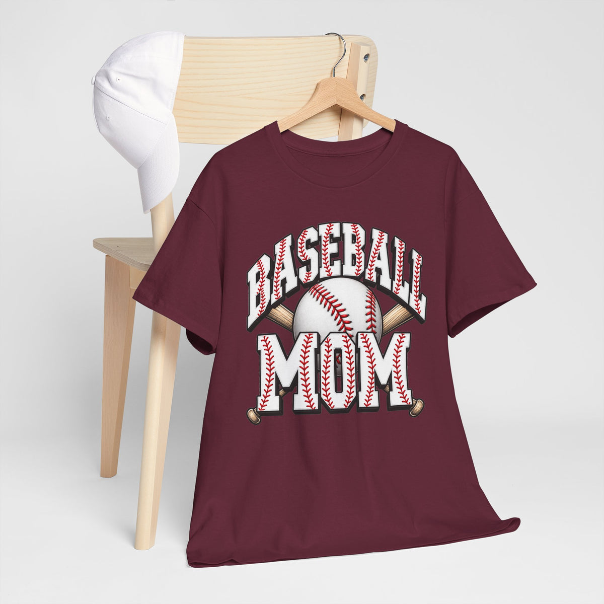 Baseball Mom T-Shirt – Retro Baseball Graphic Tee for Proud Moms