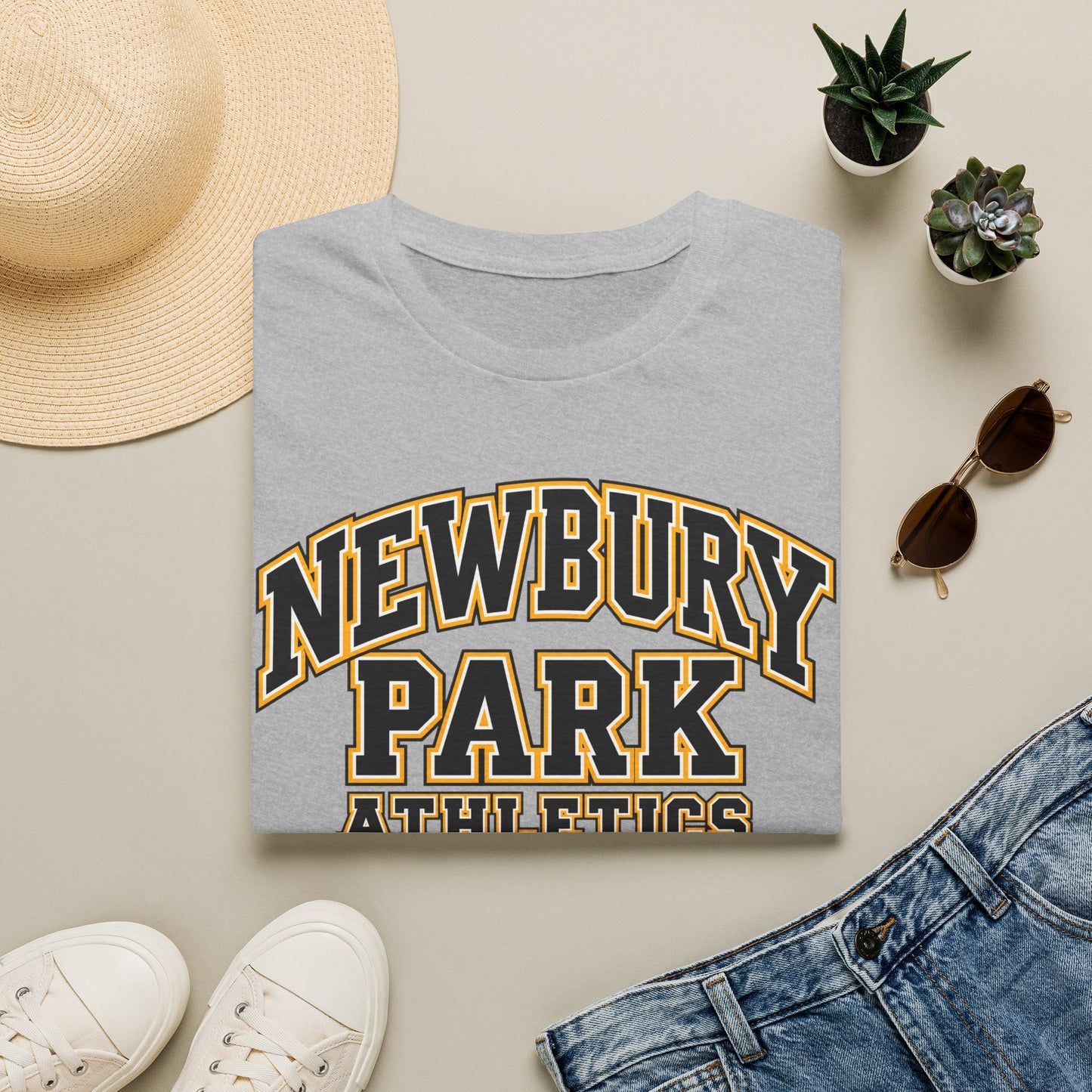 Newbury Park Athletics T‑Shirt — Vintage Collegiate Sports Tee