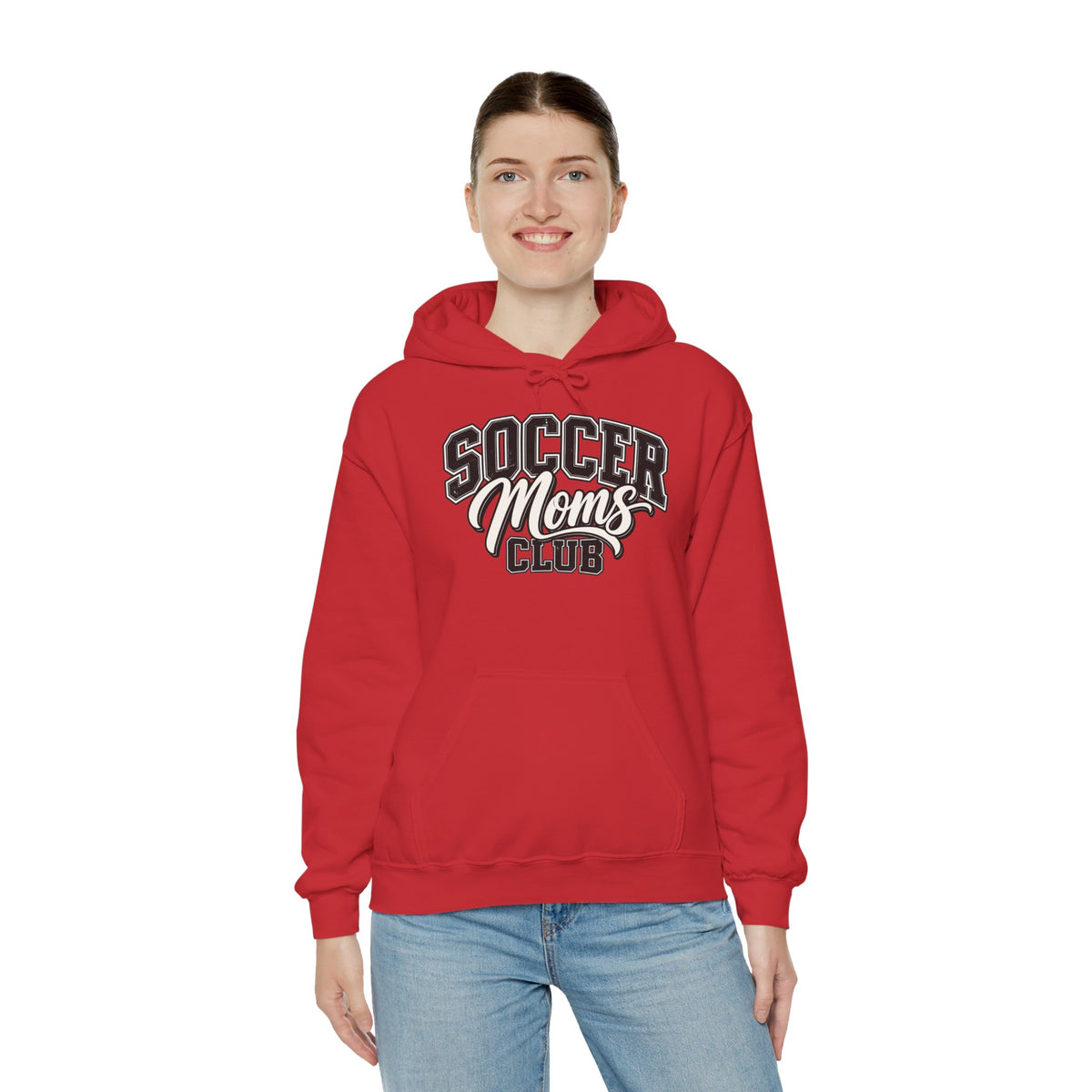 Soccer Moms Club Hoodie — Vintage Athletic Mom Pullover