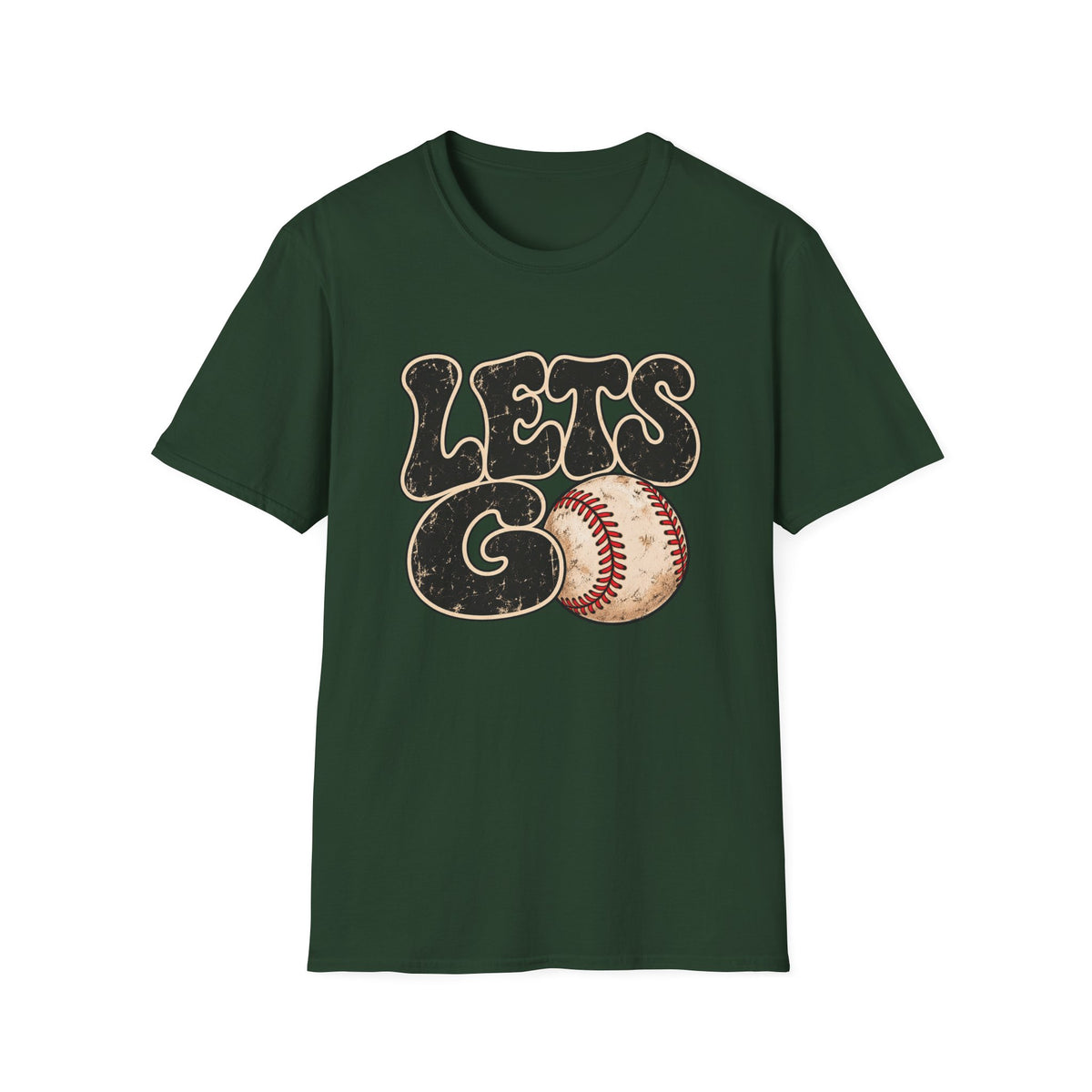 Lets Go Baseball Graphic T‑Shirt
