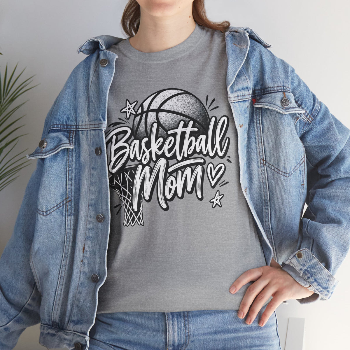 Basketball Mom Graphic T-Shirt