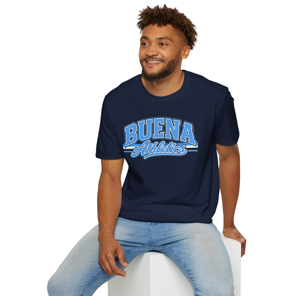 Buena Athletics T‑Shirt — Retro Collegiate Tee