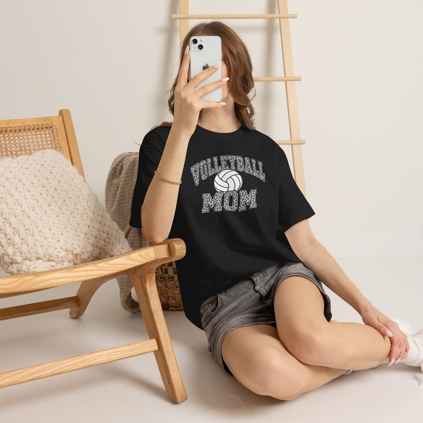 Volleyball Mom T-Shirt — Retro Volleyball Graphic Tee for Proud Moms