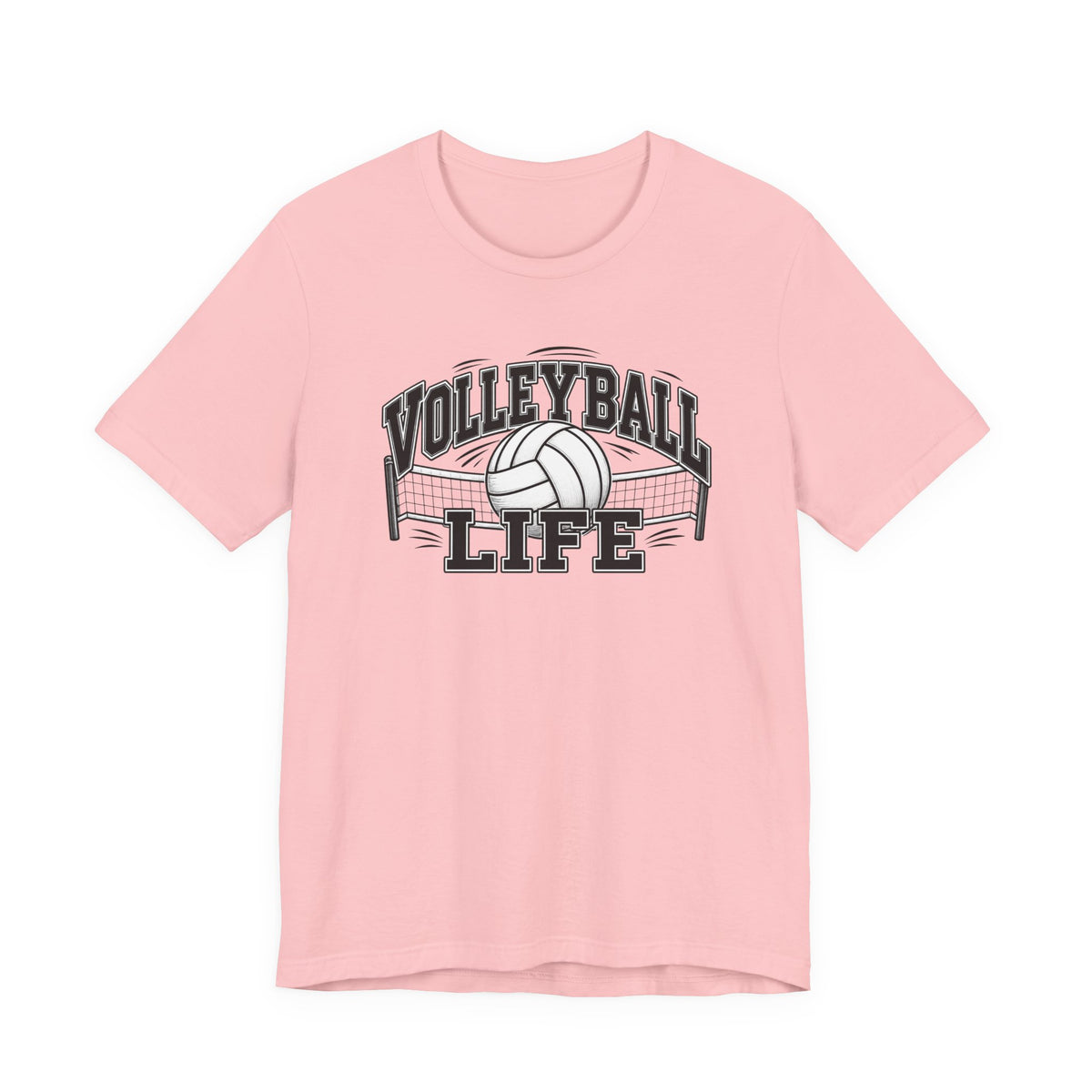 Volleyball Life Tee — Graphic Volleyball Net Shirt