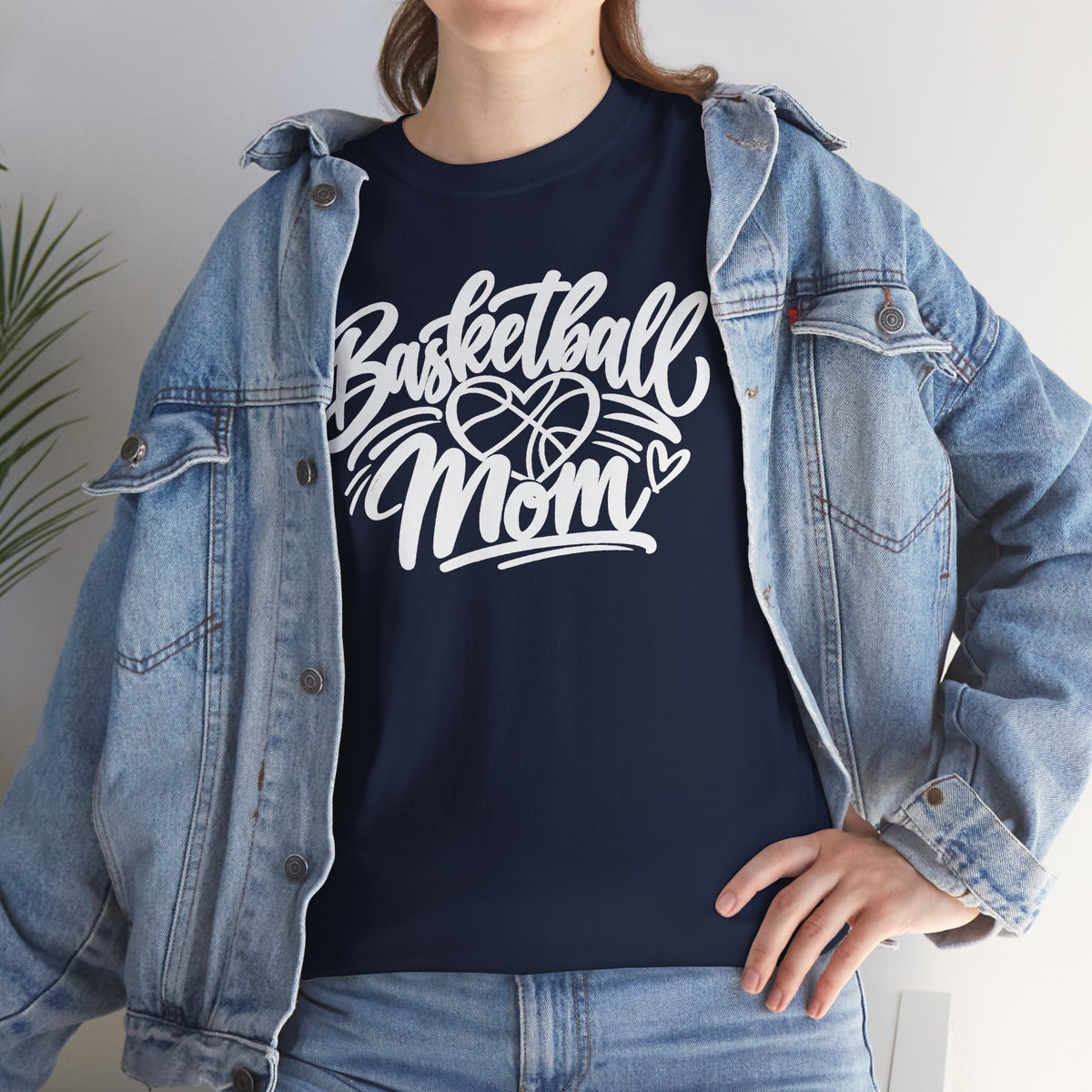 Basketball Mom T-Shirt — Script Logo Tee for Proud Coaches & Fans