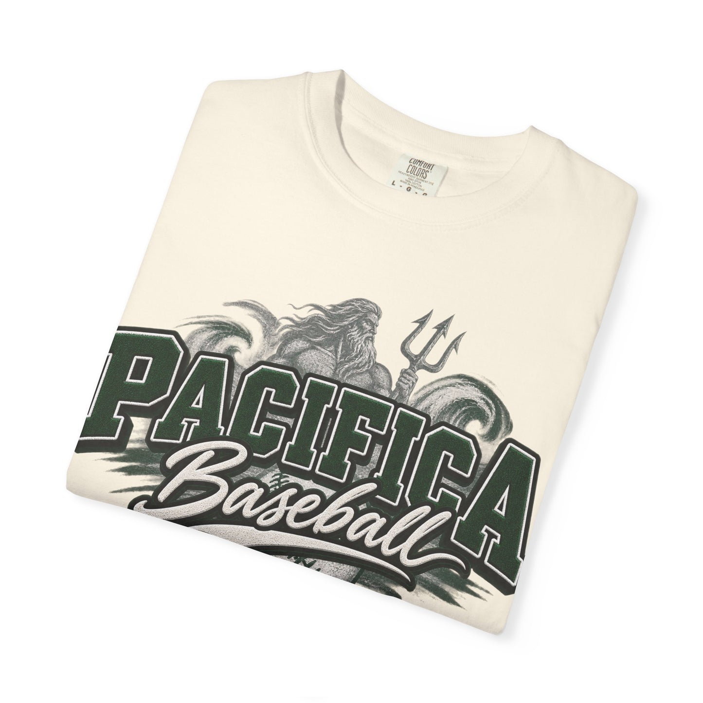 Pacifica Baseball T‑Shirt – Retro Trident Sports Tee