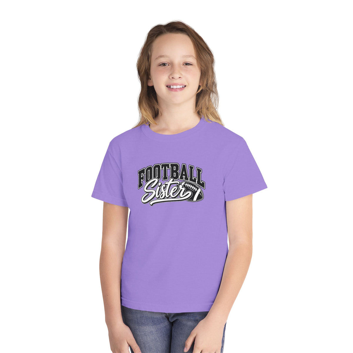 "Football Sister" Youth T‑Shirt