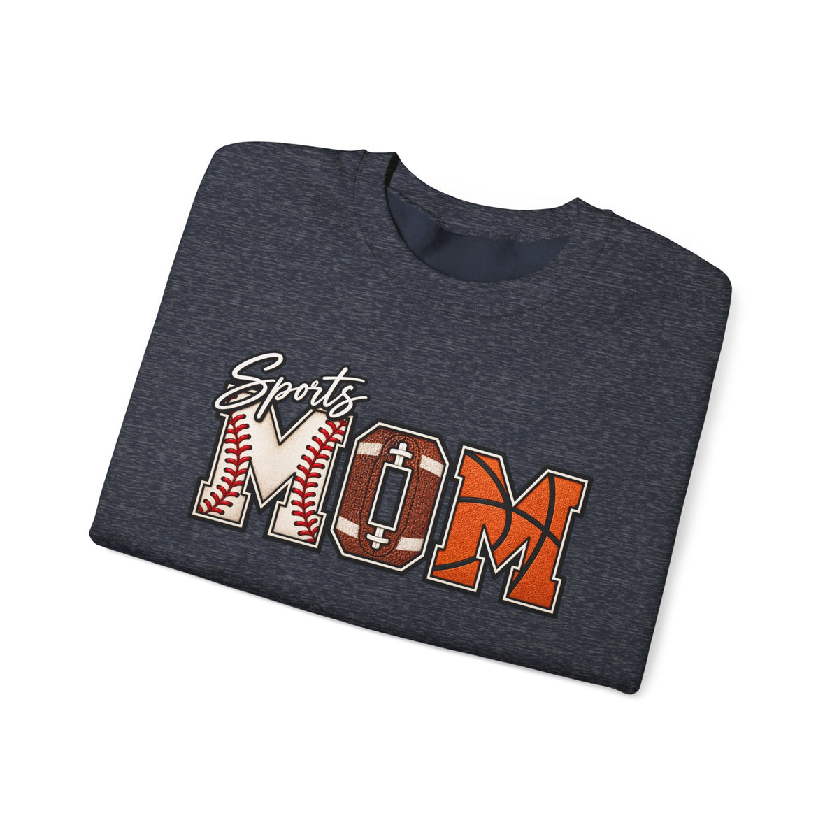 Sports Mom Crewneck Sweatshirt – Athletic Mom Graphic Pullover
