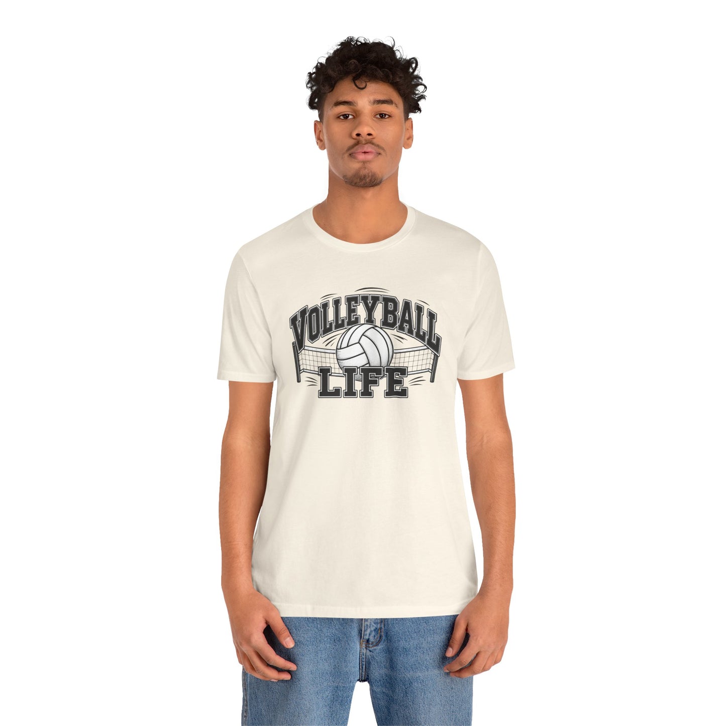 Volleyball Life Tee — Graphic Volleyball Net Shirt