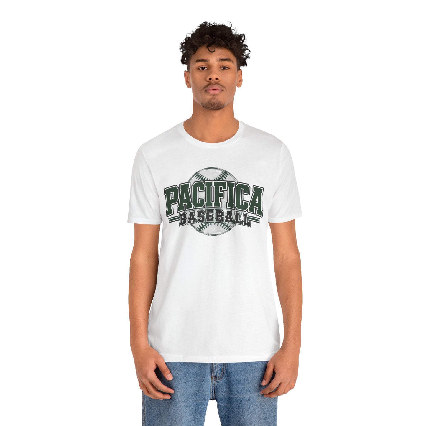 Pacifica Baseball Tee - Vintage Baseball Logo T-Shirt