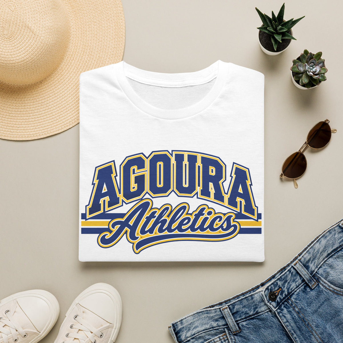 Agoura Athletics T-Shirt — Collegiate Varsity Logo Tee